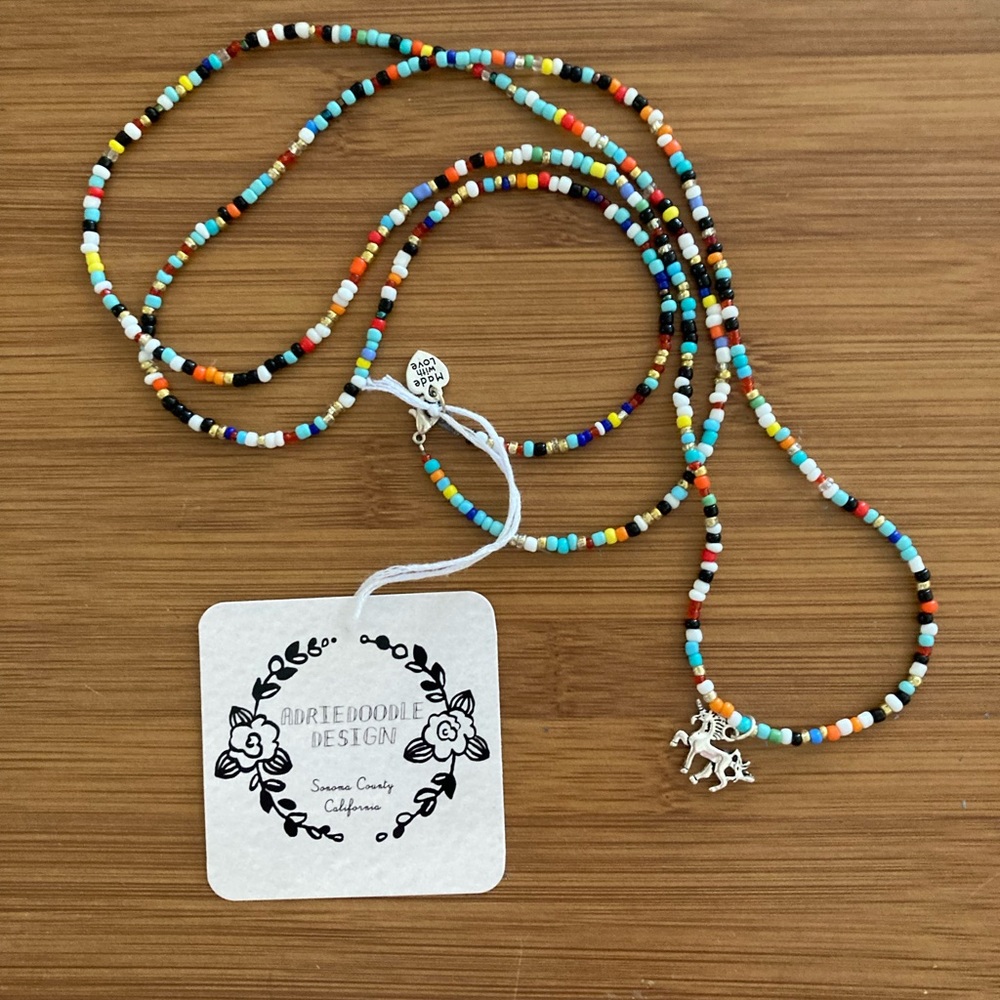 Multicolored Layering Necklace - Picture 3 of 3